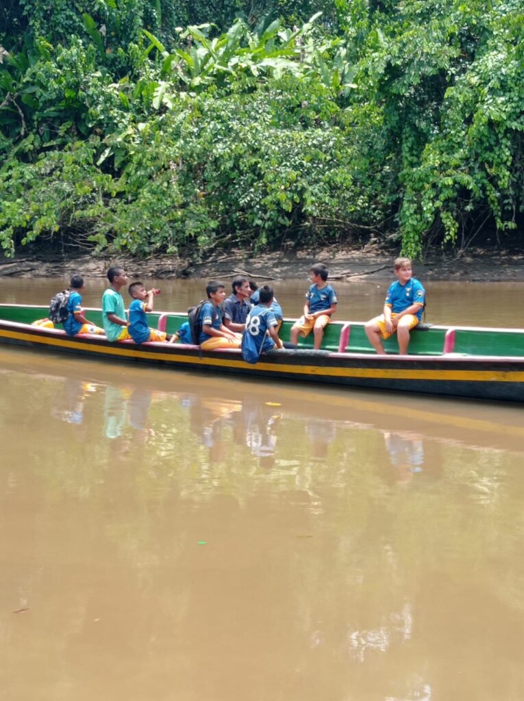 Crossing the river to get to the VITAL program