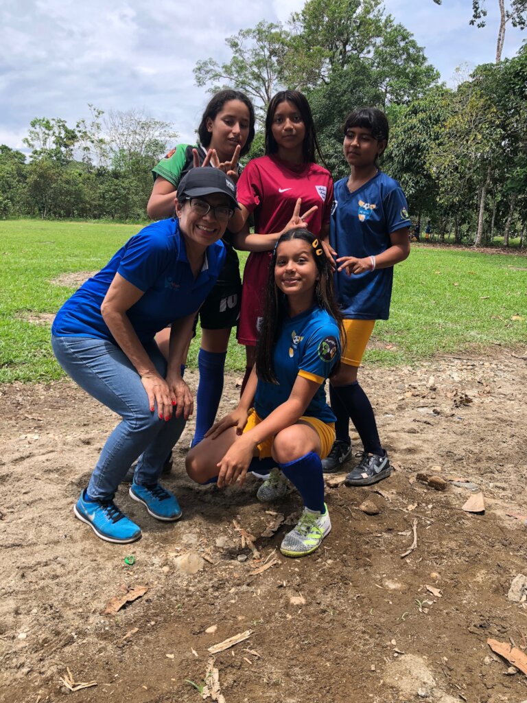 Girls also love soccer
