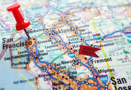 San Francisco on the map
