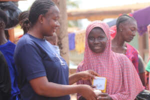 The Fig Tree Children team distributing JuniorBudd