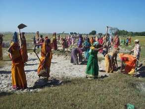 Women participation in Cash for Work