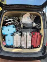 Our fully loaded van