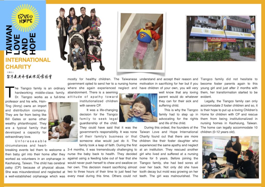 Group Home(s) for Special Needs Taiwanese Children