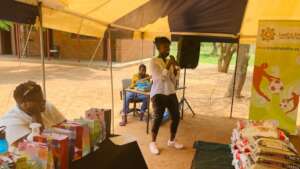 Motivational speaker at Ikemele Christmas Party