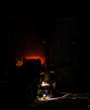 No Name Kitchen photo: living conditions in Bosnia
