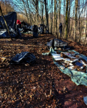No Name Kitchen photo: living conditions in Bosnia