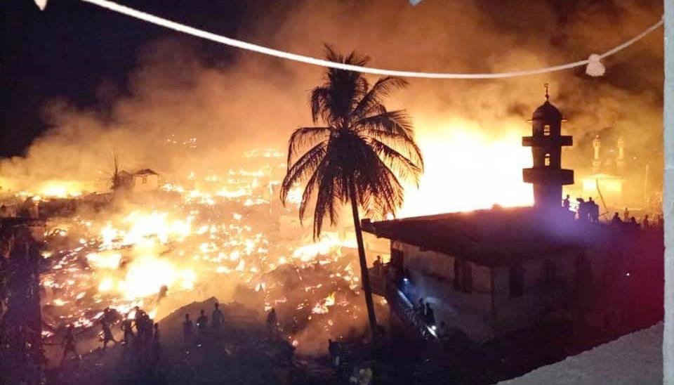 Disaster Relief for Fire Victims at Susan's Bay