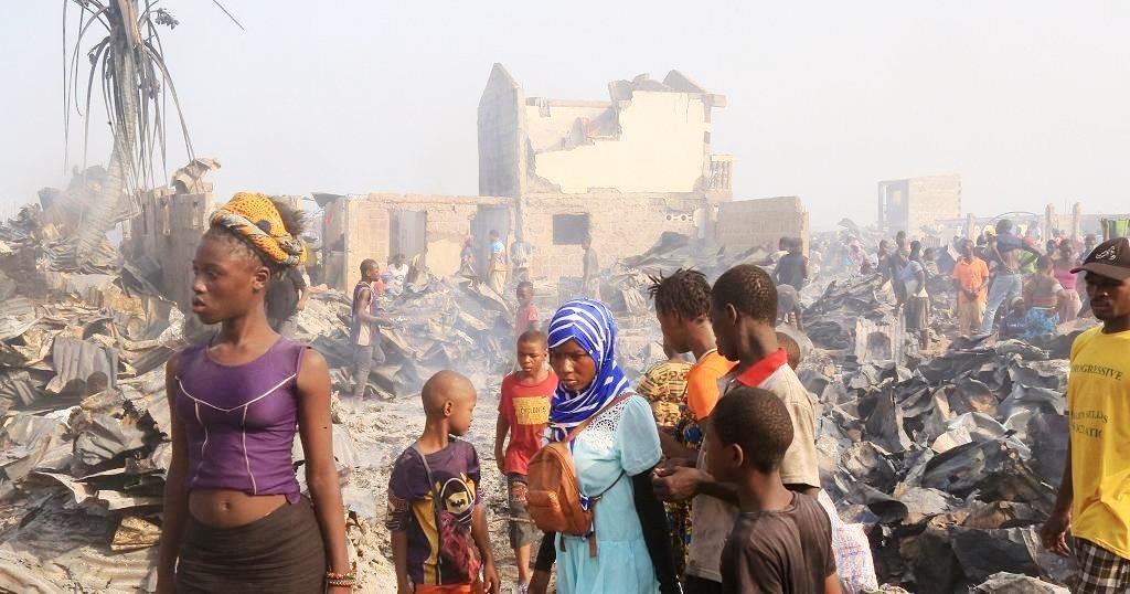 Disaster Relief for Fire Victims at Susan's Bay