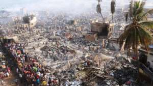 Disaster Relief for Fire Victims at Susan's Bay