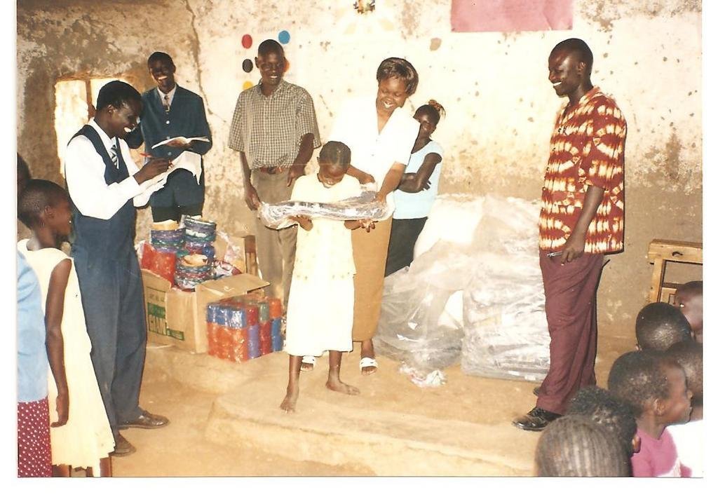 Give orphans in kisumu slums food and clothing.