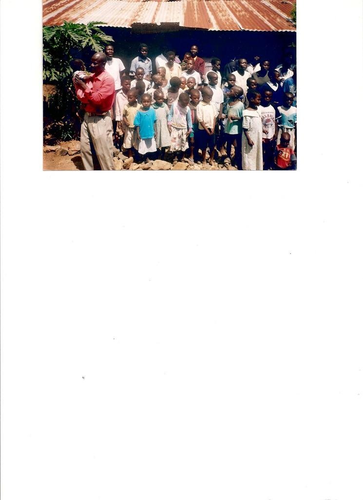 Give orphans in kisumu slums food and clothing.