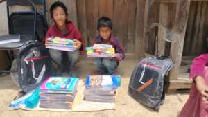 Stationery support for children with disabilities.