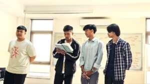 Pov reading in his university English course
