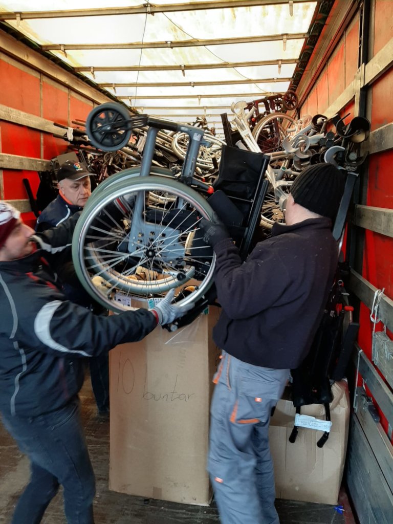 Wheelchair Distribution in Romania - Bewdley Rotary