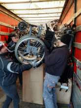 Wheelchairs from partners arrive in Romania