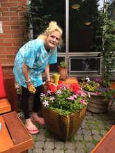 Diane and Flowers