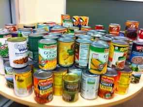 Food Drive donations