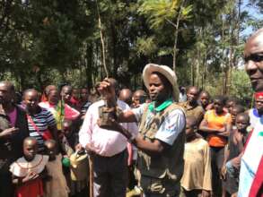 KFS Forester holding seedling