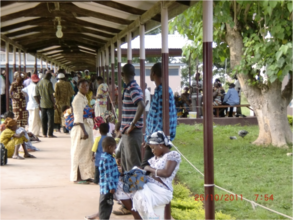 Patients waiting for treatment