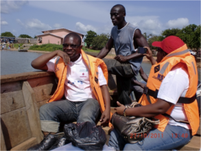 KATH clinical staff cross river to access patients