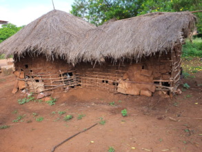 A Rwenena home before the 2020-21 arrival of IDPs