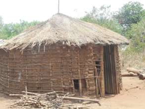 A Rwenena home before the 2020-21 arrival of IDPs