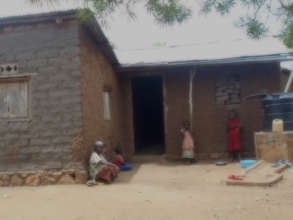 A Rwenena home before the 2020-21 arrival of IDPs