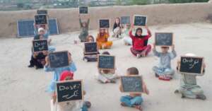 Children Expressing Gratitude for Dosti's Support