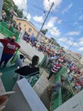 As we helped long lines of people in need
