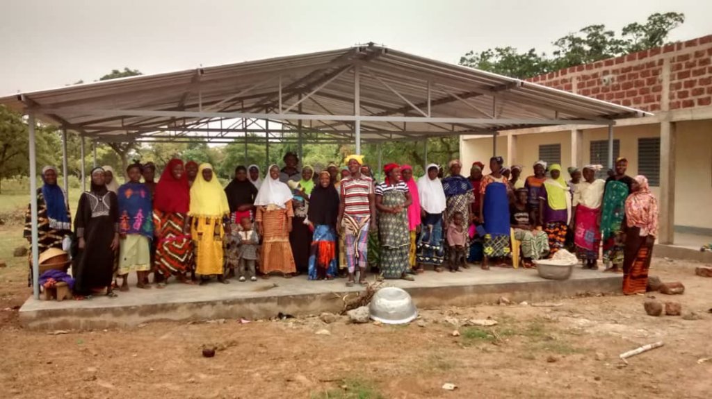 Women of Sipigui after an awareness meeting