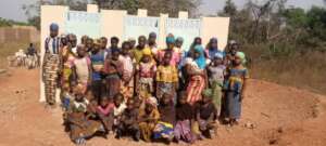 Tiled latrines for girls