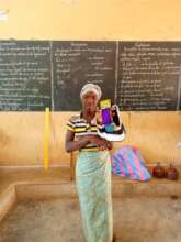 Girls showing how to install the protection