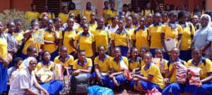 Girls after awareness meeting