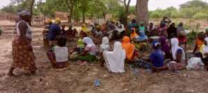 awareness meeting in a village
