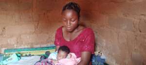 Young woman with baby