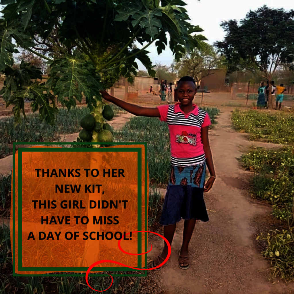 Proper menstruation protection for 2000 poor girls