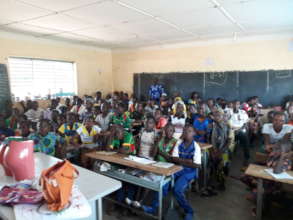 awareness meeting in a primary school