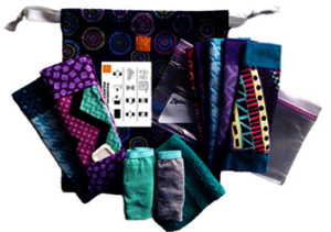 Composition of the kit for menstruation