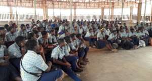 Awareness meeting in a secondary school