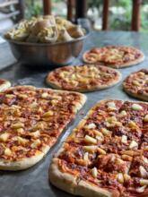 Pizza is ready for the kids!