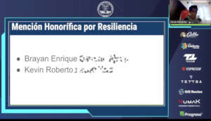 Brayan and Kevin got mentions for resilience