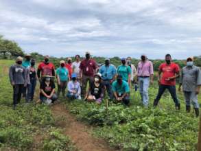 Volunteers after a Reforestation Day