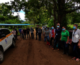 Volunteers after a Reforestation Day