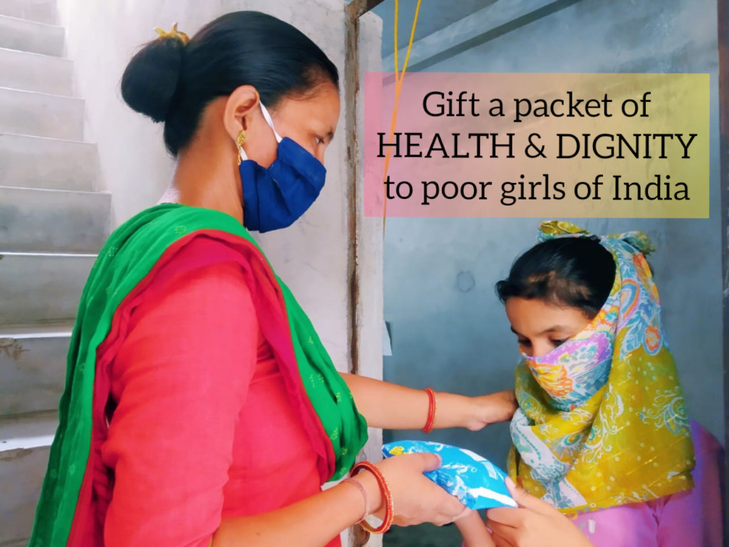 Gift a Pack of Sanitary Napkin to Poor Girls India