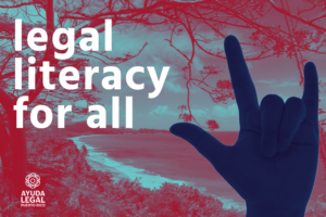 Support Sign Language Legal Literacy - Puerto Rico