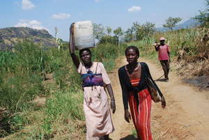 Fetching water