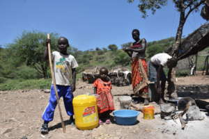 Cheyech Lotepuriang and her family