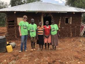 One of our staff at a Build A Home Project