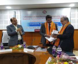 Dr. Sunil Shroff with Health Secretary of Tripura