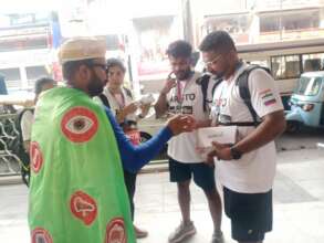 MF volunteer promoting Organ Donation